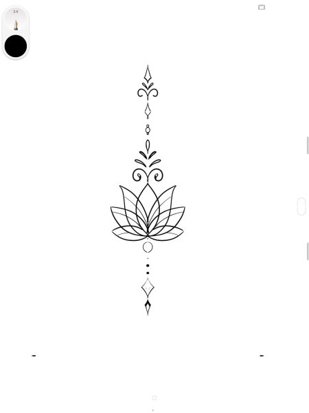 Татуировка лотос