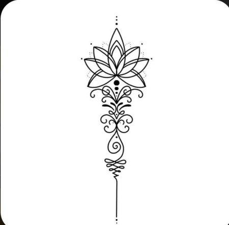 Татуировка лотос