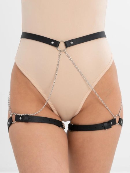 Портупея гартер на ногу