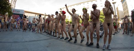 Парад голых на красной площади