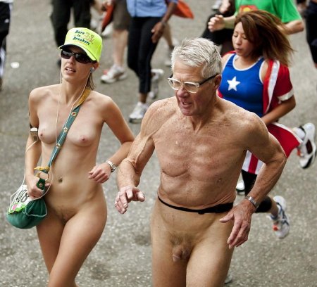 Киран ганди на лондонском марафоне-