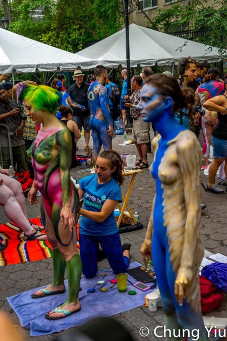 Бодиарт фестиваль в нью-йорке