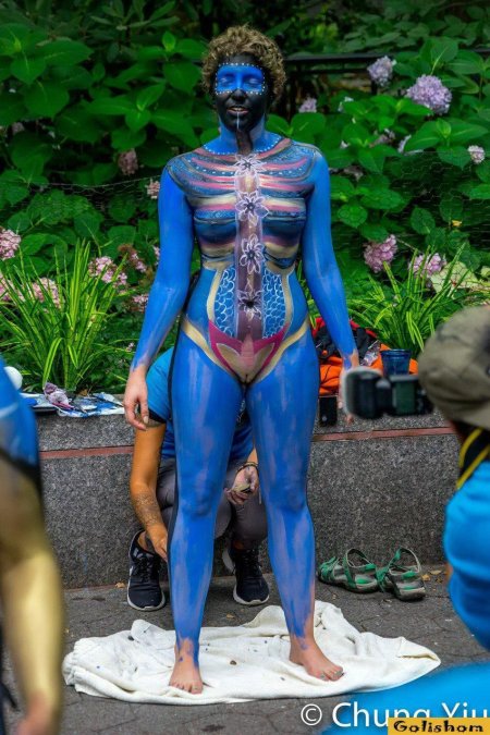 Фестиваль бодиарта в нью-йорке