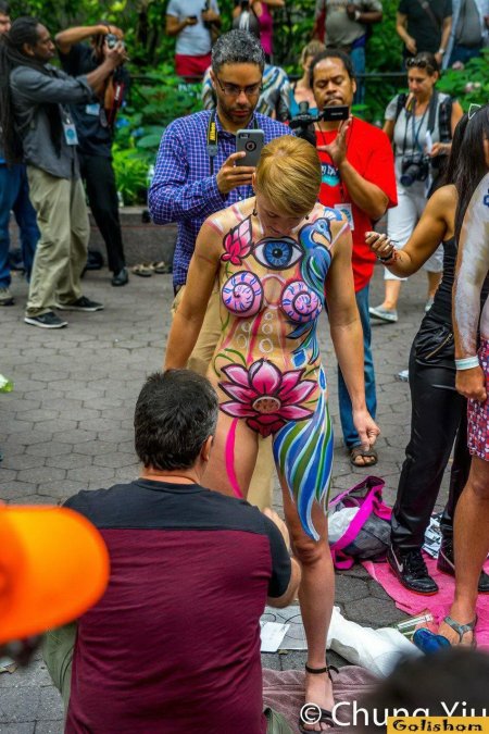 Фестиваль бодиарта в нью-йорке