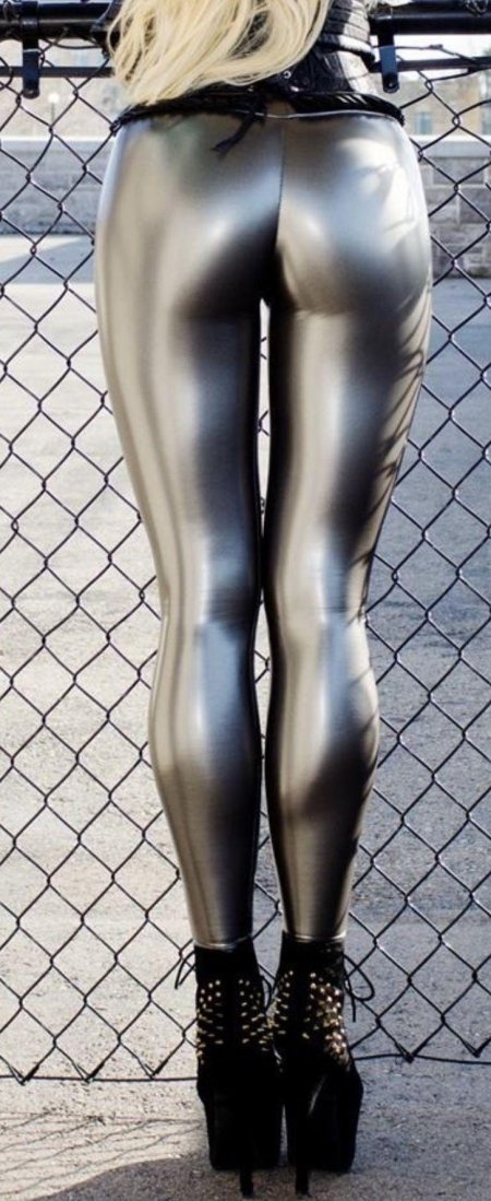 Кожаные лосины