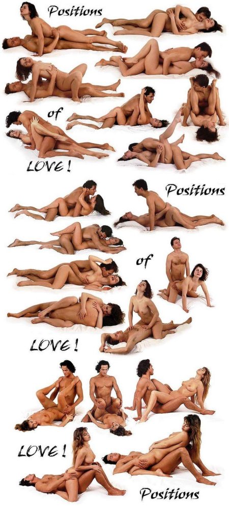 Самые популярные позы в постели