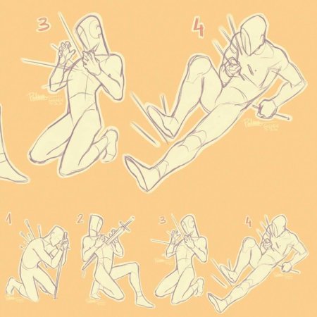 Интересные позы для рисования