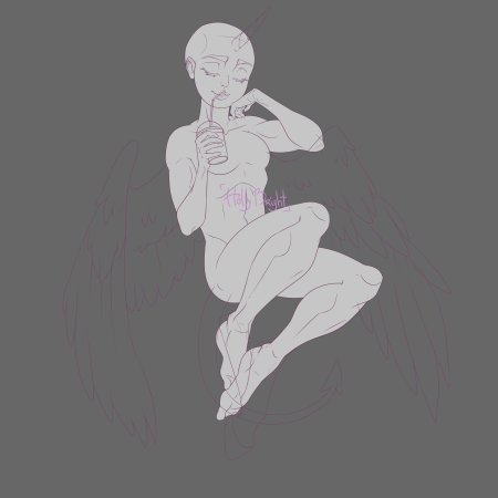 Позы для рисования с крыльями