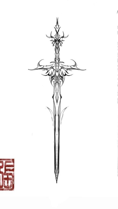 Эскиз татуировка