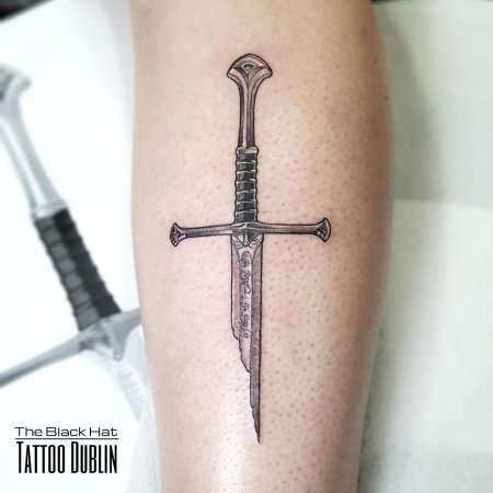 Тату властелин колец нарсиль