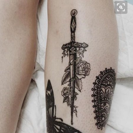Татуировка меч
