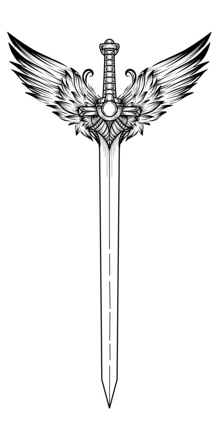Эскиз меч