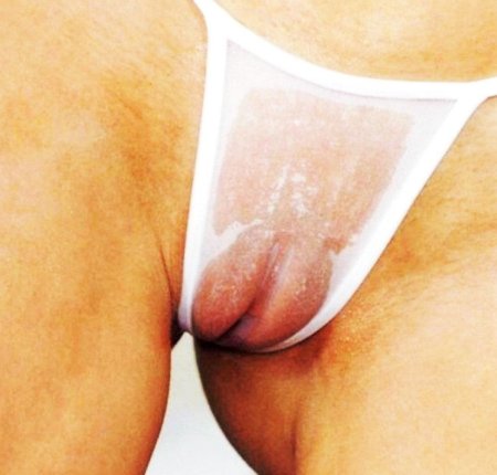 Стринги белые