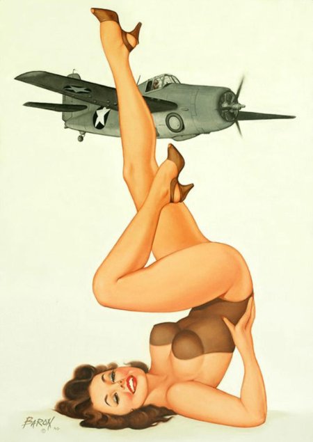 Пинапы на самолетах второй мировой