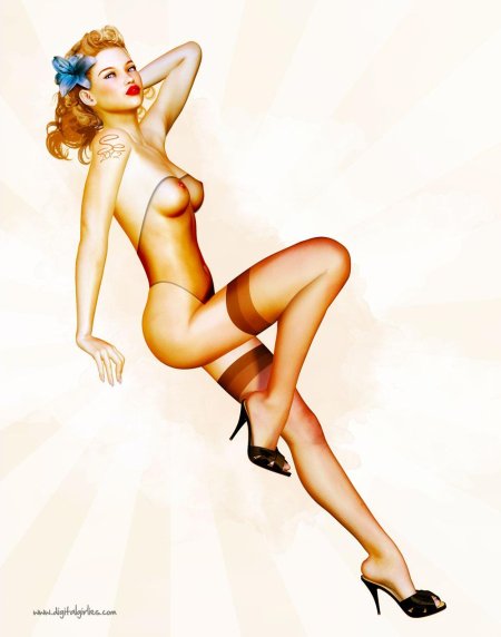 Эротический рисунок яркий