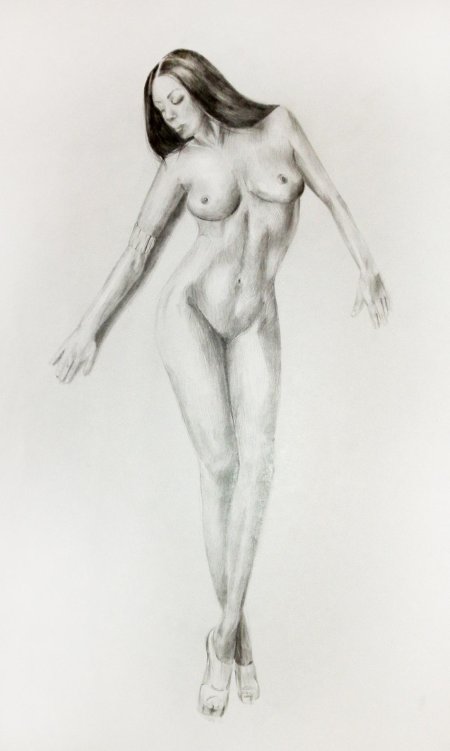 Красивые рисунки голых женщин