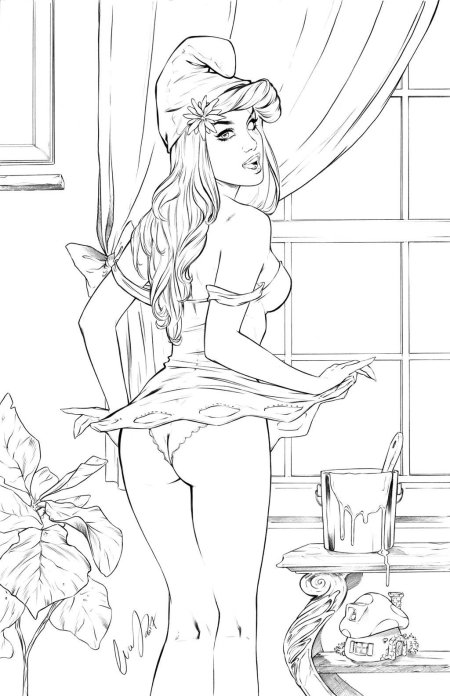 Эротическая раскраска