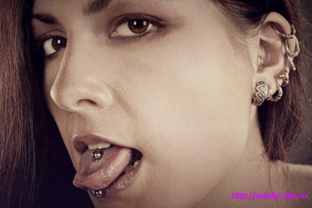 Пирсинг язык