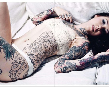 Девушки с татуировками