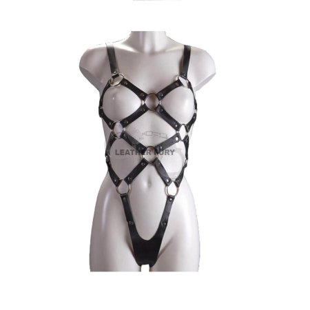 Костюм из ремешков бдсм