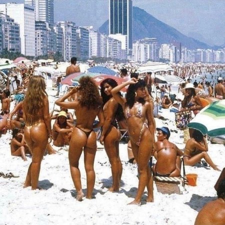 Пляж копакабана рио де жанейро девушки