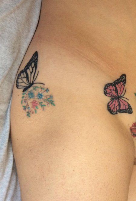 Татуировка бабочка