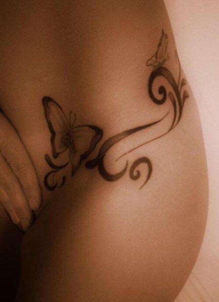 Женские интимные татуировки