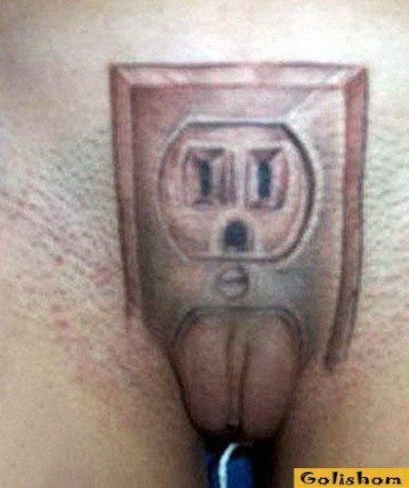 Тату вагина