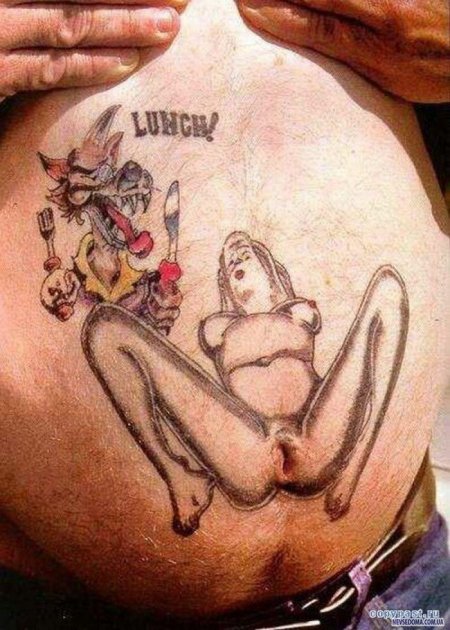 Смешные интимные татуировки