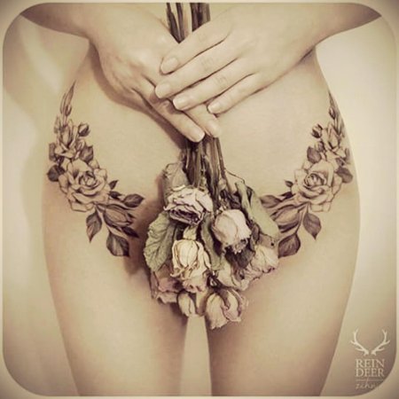 Татуировки интимные