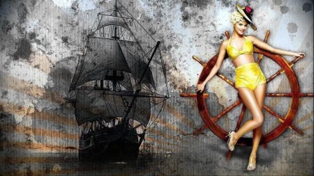 Женщина на корабле