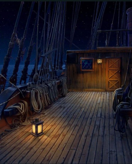 Каюта капитана пиратского корабля барбосса