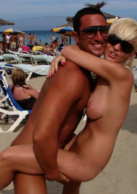 Порно на пляж