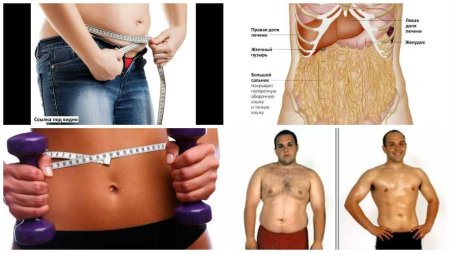 Жир на животе у мужчин