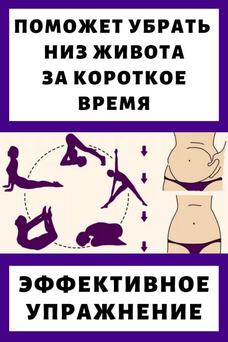 Как убрать низ живота