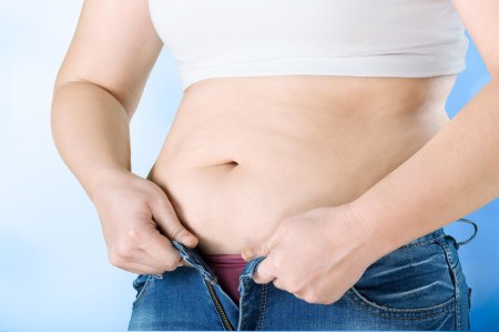 Жир на животе