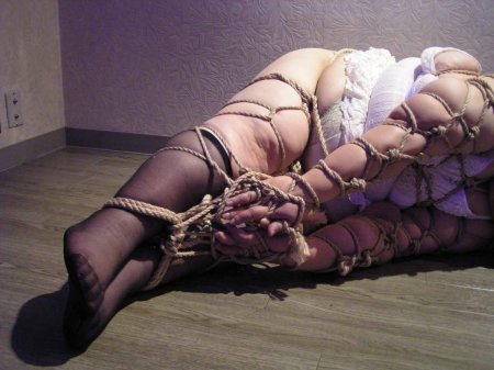 Толстая девушка бондаж