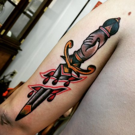 Нож тату традишнл