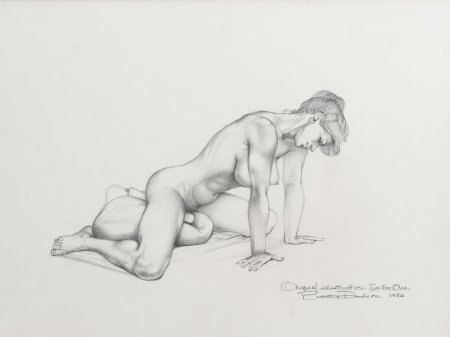 Эротические наброски карандашом