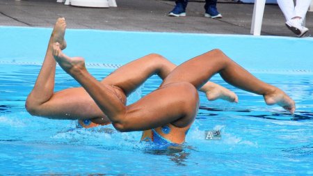 Синхронное плавание голые