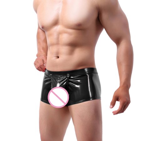 Кожаные мужские трусы секси
