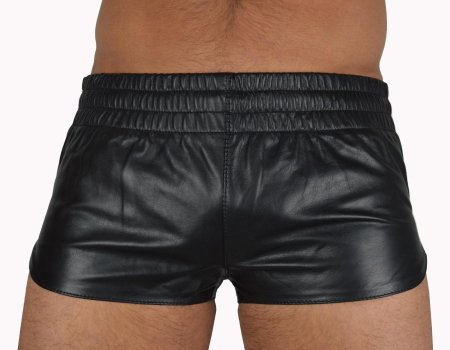 Кожаные шорты мужские