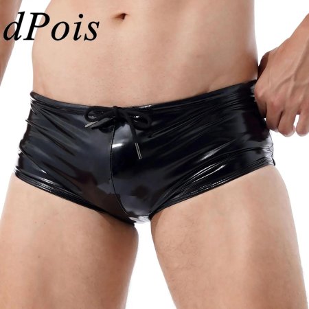 Глянцевые трусы мужские