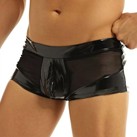 Мужские кожаные трусы