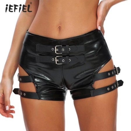 Лакированные шорты