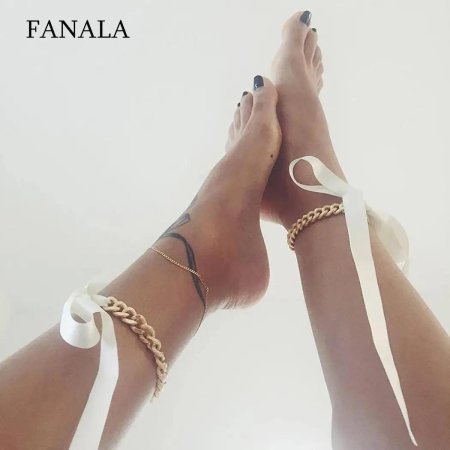 Цепочка на ногу