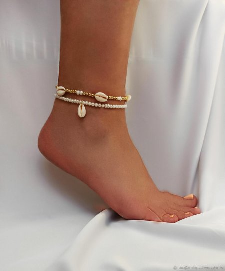 Женские браслеты на ногу