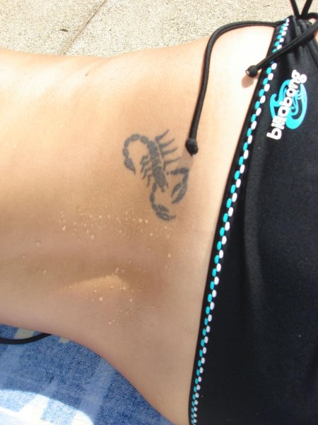 Созвездие скорпиона тату