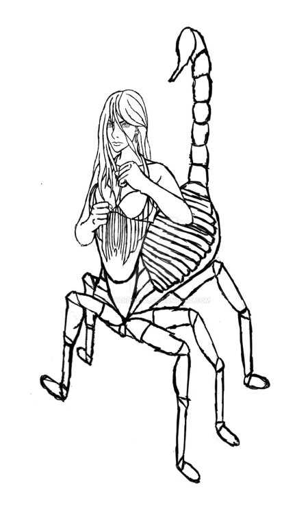 Скорпион рисунки