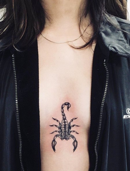 Скорпион татуировка
